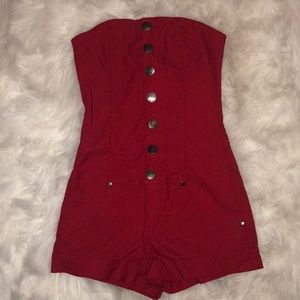 Red romper